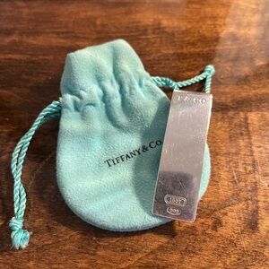 Tiffany & Co 1837 Money Clip Sterling Silver Engraved Classic